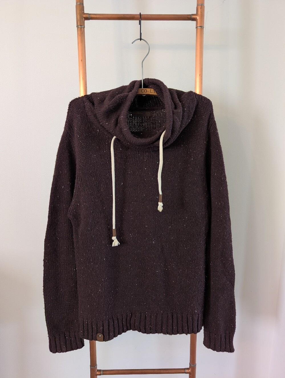 Y2K - Bershka knit cowl-neck pullover sweater (XL - 42) - *Unisex*